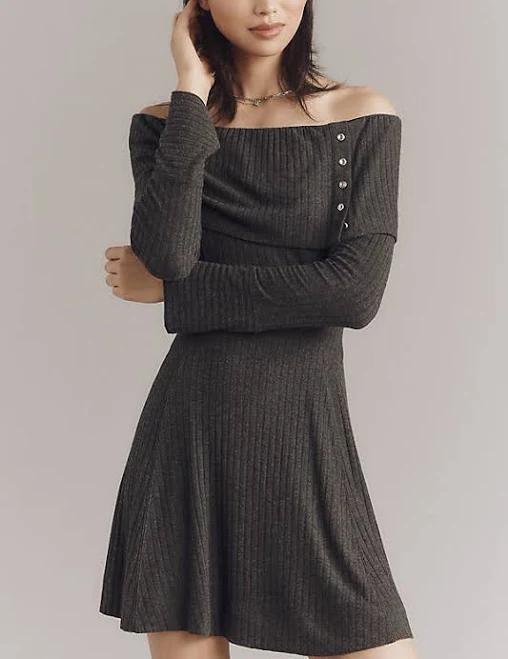 dress Anthropologie Off-Shoulder Sweater Dress Anthropologie $49.95