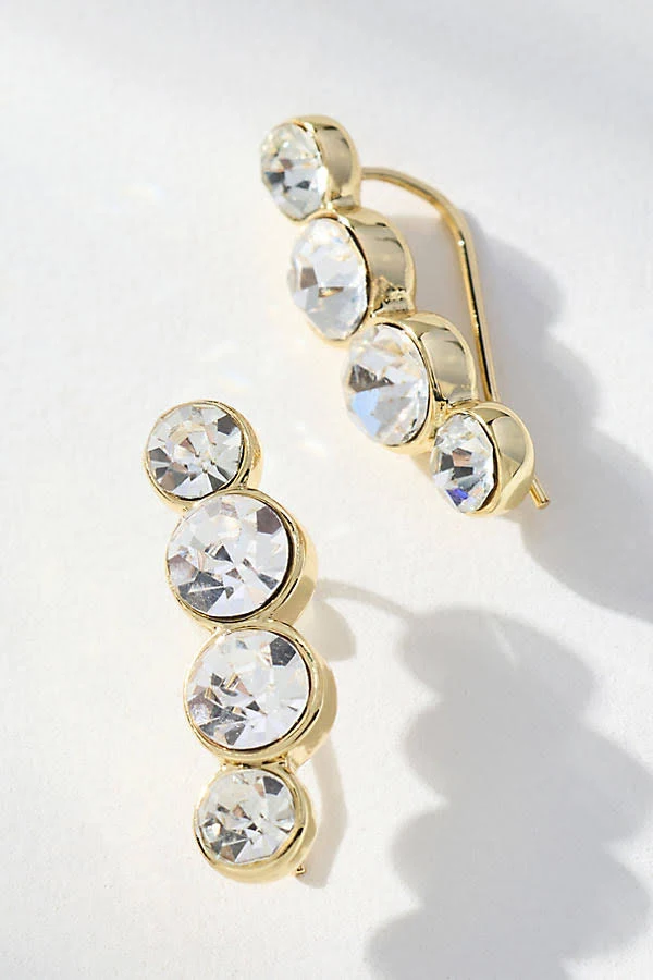 accessory Anthropologie Sparkling Crystal Drop Earrings Anthropologie $21.95