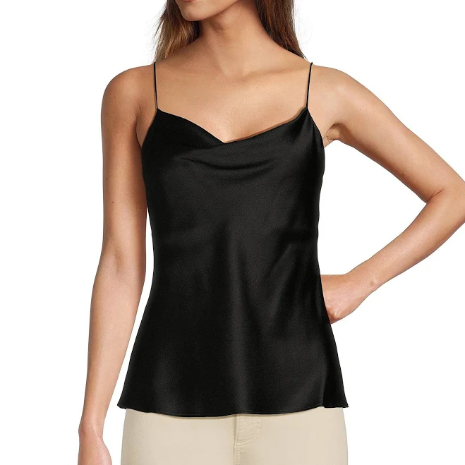 top Antonio Melani Lila Silk Cowl Neck Cami Tank Dillard's $99