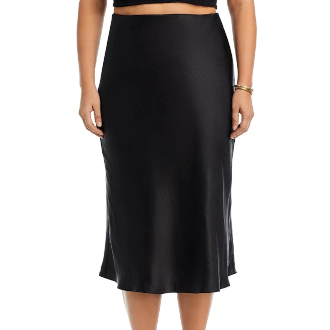 skirt AQUA Women's Midi Slip Skirt Bloomingdale's $70.4