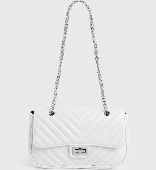 bag Ardene Women's Eco-Conscious Quilted Chain Strap Bag Ardene $8.97