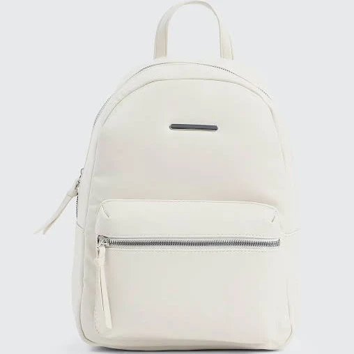 bag Ardene Women's Faux Leather Backpack in White Ardene $17.94