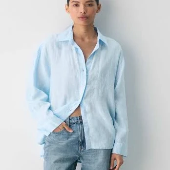 top Aritzia Women's Babaton Archive Linen Shirt Aritzia $98