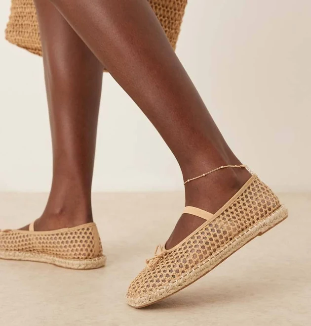 shoes ASOS Jennie Espadrille Ballet Flats ASOS $27