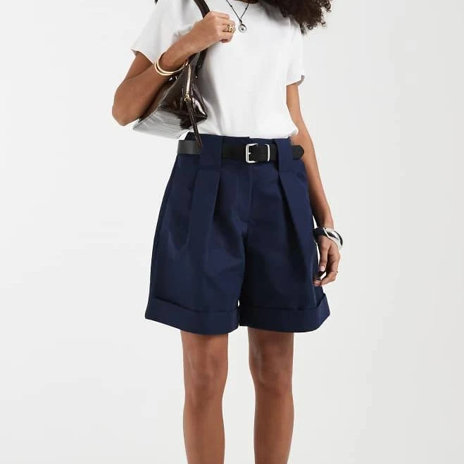 shorts ASOS Tailored Belted Cuffed Shorts ASOS $43.19