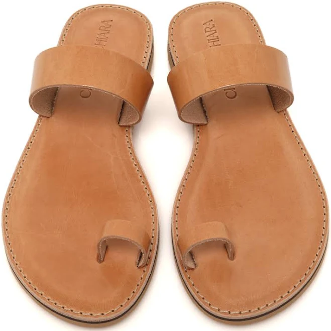 shoes Athena Minimal Flat Greek Leather Sandals Christie Chiara Sandals $70.64
