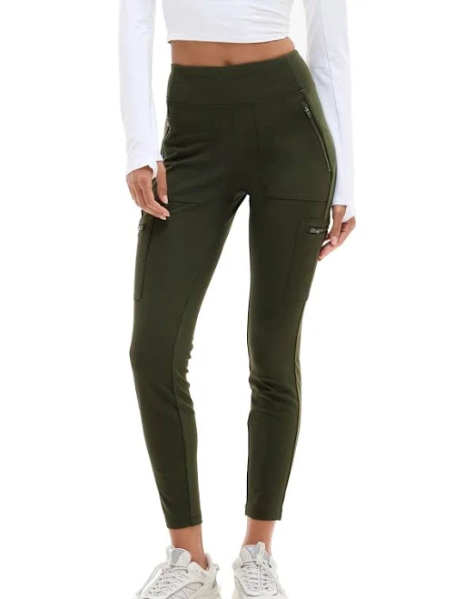 leggings Athleta Headlands Hybrid High Rise Cargo Women Legging - Aspen Olive Editorialist $119
