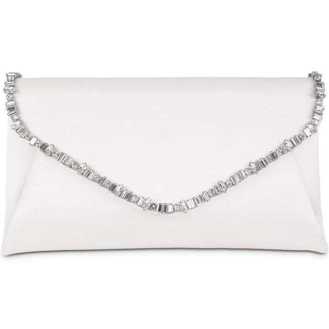 bag Badgley Mischka Mika Elegant Satin Envelope Clutch Macy's $73.5