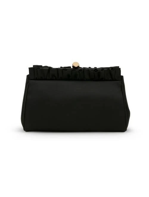 bag Badgley Mischka Olivia Satin Ruffle Top Pouch Clutch Nordstrom $80