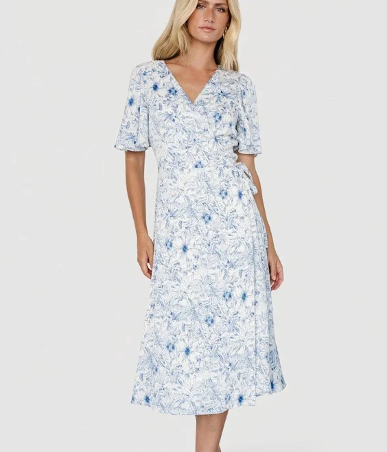 dress Baltic Born Amelie Wrap Midi Dress Baltic Born $79