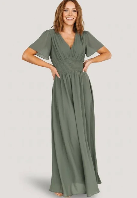 dress Baltic Born Birdie V-Neck Maxi Dress Baltic Born $108