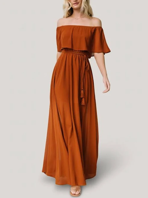 dress Baltic Born Victoria Off Shoulder Maxi Dress Baltic Born $52