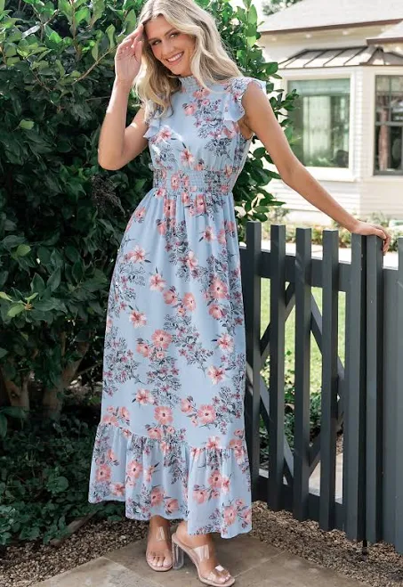 dress Baltic Born Women's Kearny Ruffle Maxi Dress Baltic Born $118