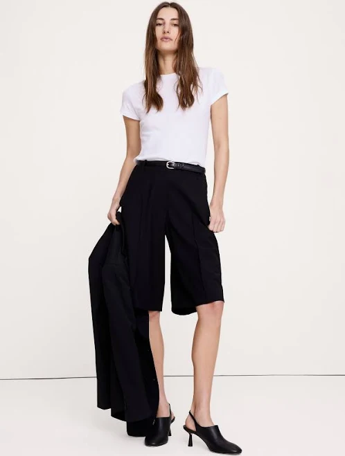 shorts Banana Republic Women's High-Rise Italian Wool Bermuda Shorts Banana Republic $100