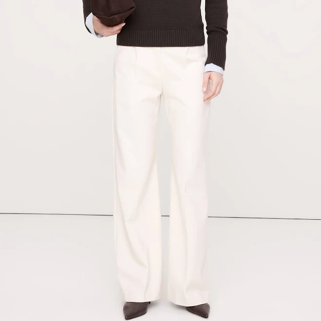 pants Banana Republic Women's High-Rise Wide-Leg Drapey Ponte Pants Banana Republic $84