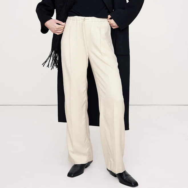 pants Banana Republic Women's High-Rise Wide-Leg Drapey Tencel Pants Banana Republic $84.99