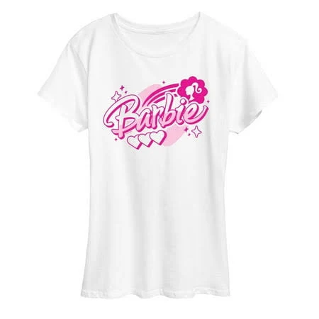 top Barbie Y2K Graphic T-Shirt Walmart - Hybrid Apparel $19.99