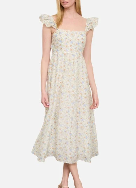 dress Blu Pepper Floral Print Midi Dress Nordstrom $79