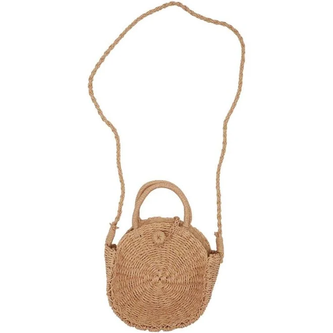 bag Boho Chic Straw Circle Crossbody Bag Etsy - Seller $39.99