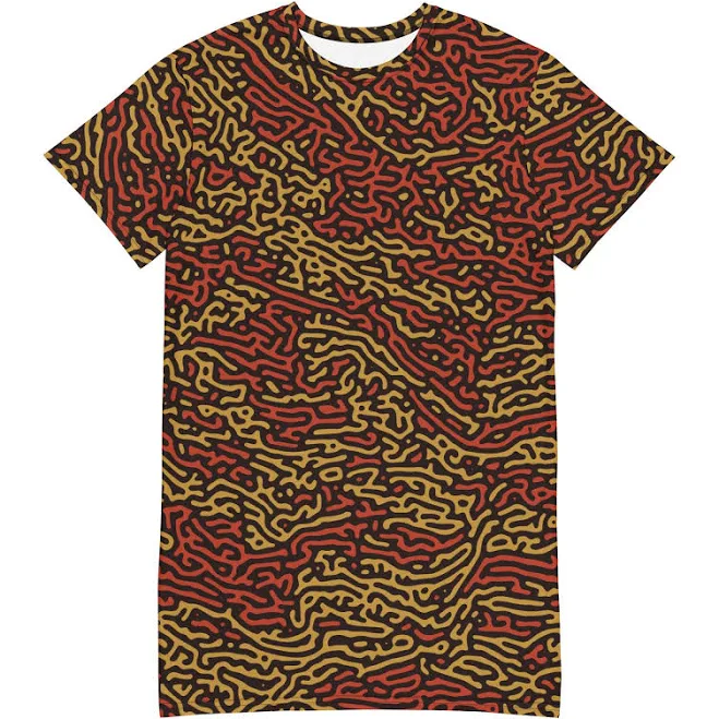 dress Bold Abstract Maze T-Shirt Dress Etsy - Seller $44.99