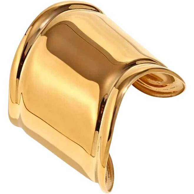 accessory Bold Statement Silver Cuff Bracelet Olivia Le $88