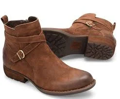 shoes Born Shoes Born Faywood Black Distressed Leather Suede Ankle Boots eBay $68