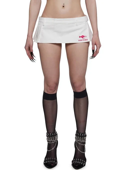 ultra-mini skirts Born to Ride Pleated Ultra Mini Skirt Dolls Kill $74
