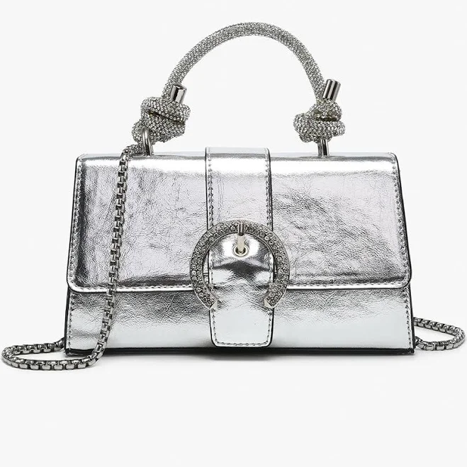 bag Brielle Vegan Metallic Clutch Jen & Co. $40