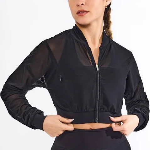 outerwear Buffbunny Women's Exposed Mesh Jacket Buffbunny Collection $58