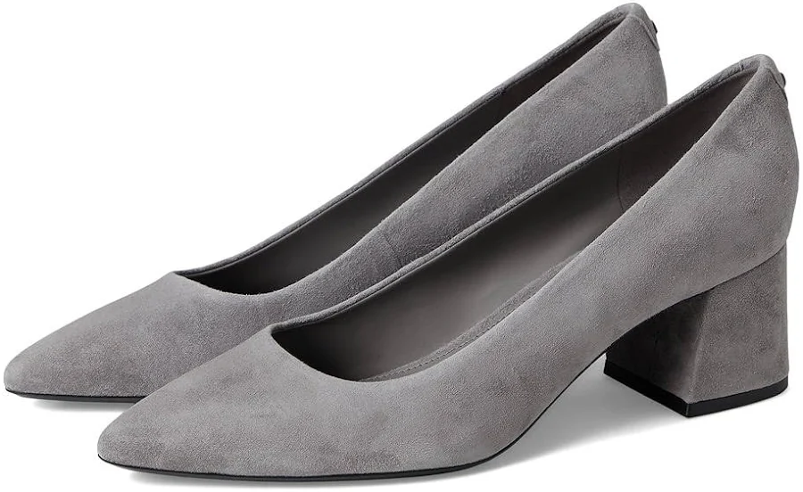 shoes Calvin Klein Women's Lenott Pointed Toe Suede Pumps Zappos.com $91.14