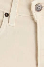 jeans Carly cropped high-rise kick-flare jeans - ecru - 28 theoutnet.com $115