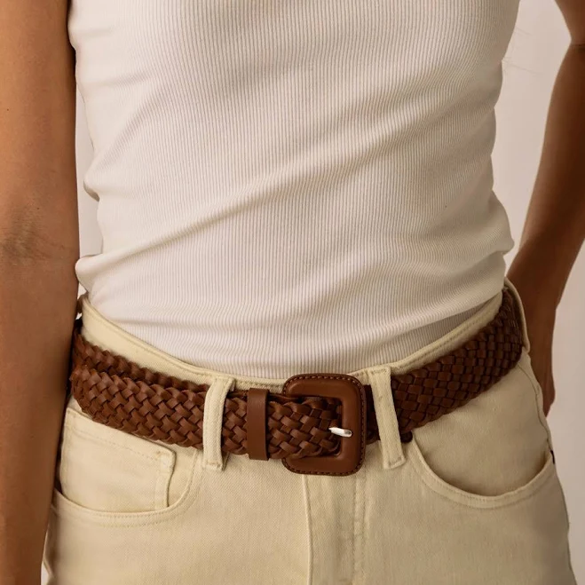 accessory Carve Designs Women's Woven Leather Belt Carve Designs Official Store $52