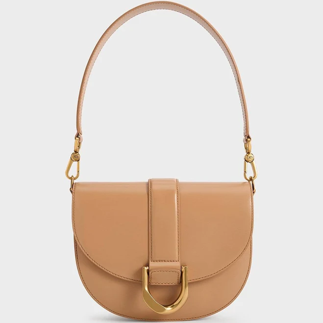 bag Charles & Keith Gabine Leather Saddle Bag charleskeith.com $233