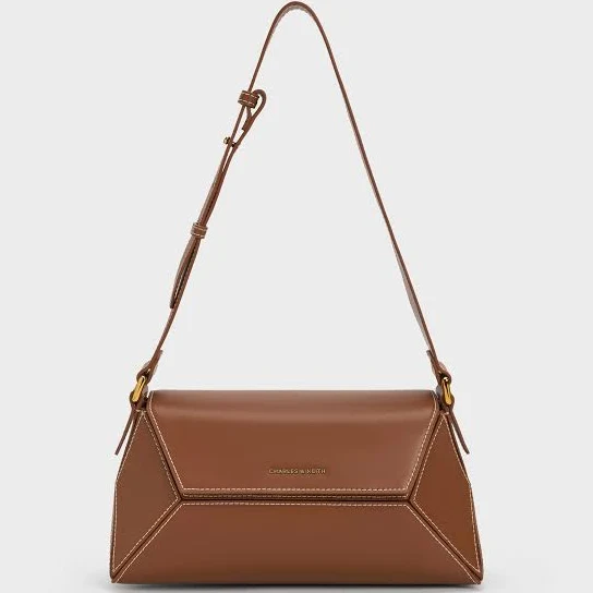 bag Charles & Keith Nasrin Geometric Shoulder Bag charleskeith.com $109