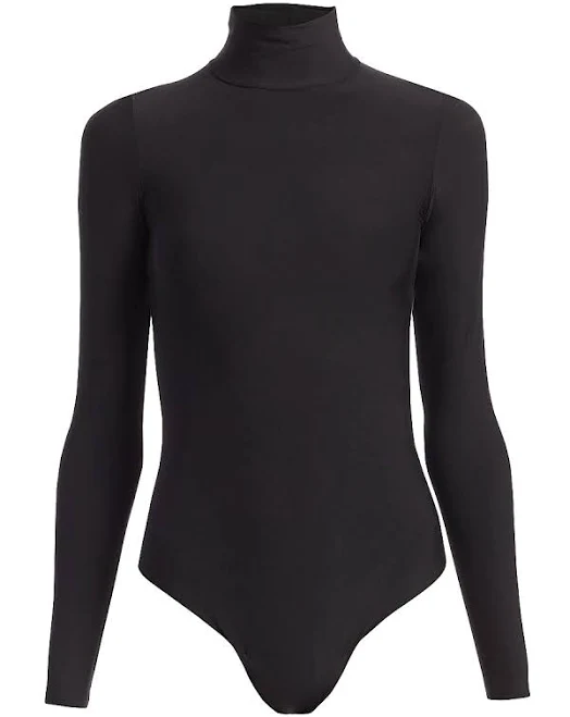 top Commando Women's Butter Turtleneck Bodysuit Saks Fifth Avenue $148