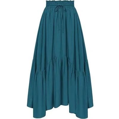 skirt Coolmee Women's Boho Tiered Flowy Maxi Skirt with Pockets Target $36.99