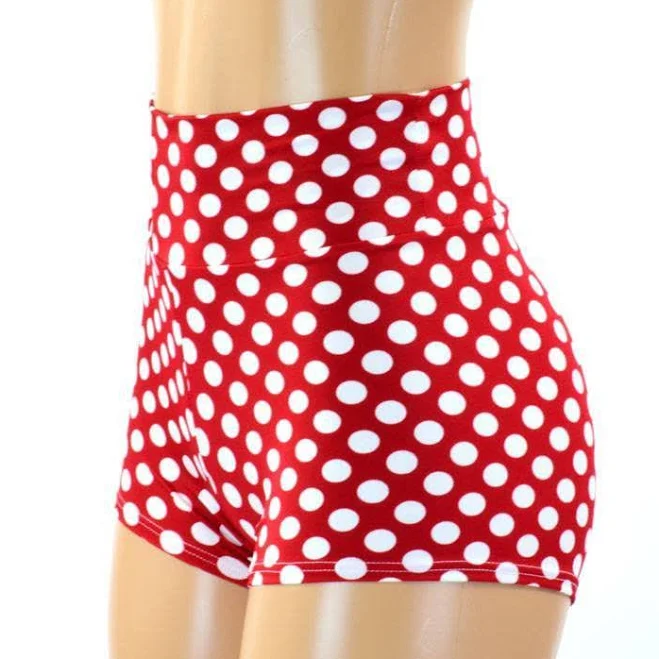 shorts Coquetry Clothing High Waist Polka Dot Shorts Coquetry Clothing $32.99