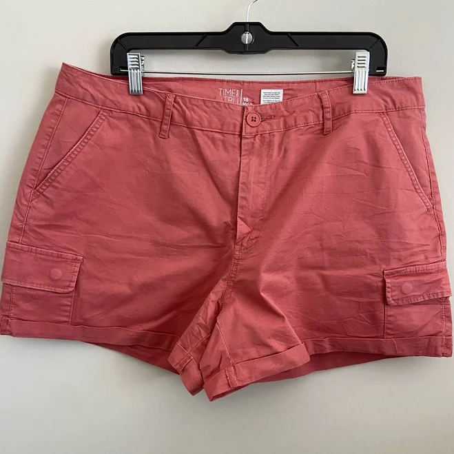 shorts Coral Cargo Chino Mid Rise Shorts Women's Size 18 eBay - mizena $15.66