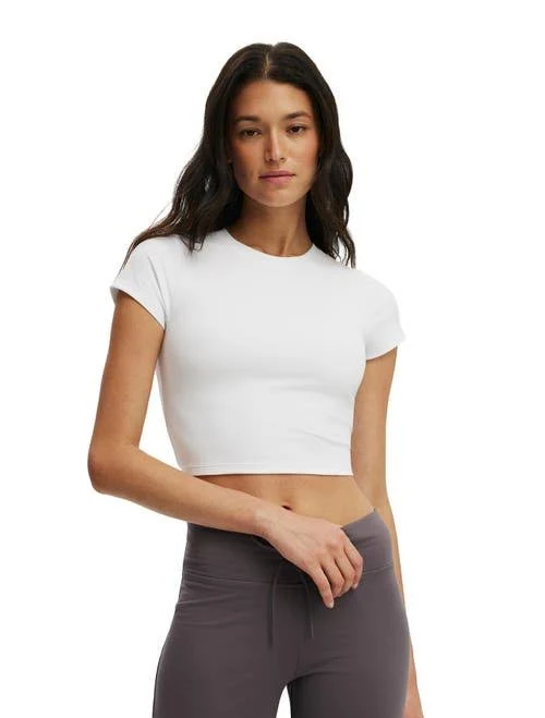 top Cotton On Women's Ultra Soft Cropped Fitted T-shirt Nordstrom $24.99