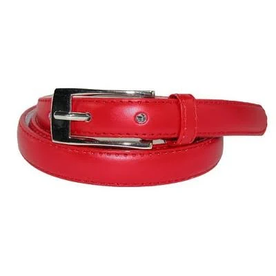 accessory Ctm Women's Skinny 3/4 Inch Leather Dress Belt Target $18.44