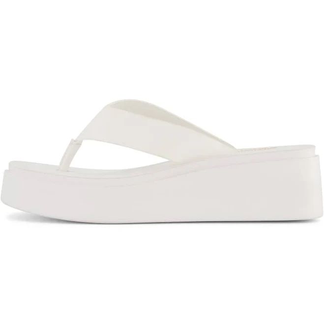 shoes Cushionaire Women's Pippin Chunky Platform Flip Flops Stylish Wedge Thong Sandals for with Cushioned Footbed and Durable Flatform Sole Cushionaire $34.99