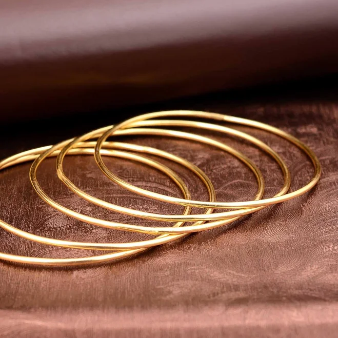 accessory Dainty Gold Bangle Set Etsy - Seller $16.52