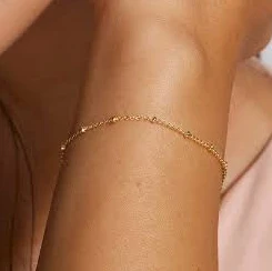 accessory Dainty Gold Beaded Bracelet Etsy - DarlingJewelryStudio $31.24