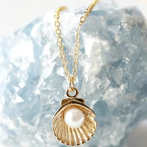 accessory Dainty Layered Pearl Charm Necklace Etsy - lovelikestyle $14.4