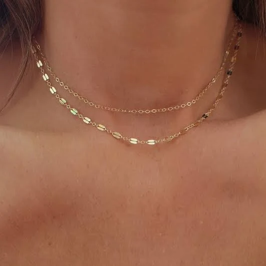 accessory Dainty Layering Lace Chain Necklace Etsy - ShopErinMichele $49.3