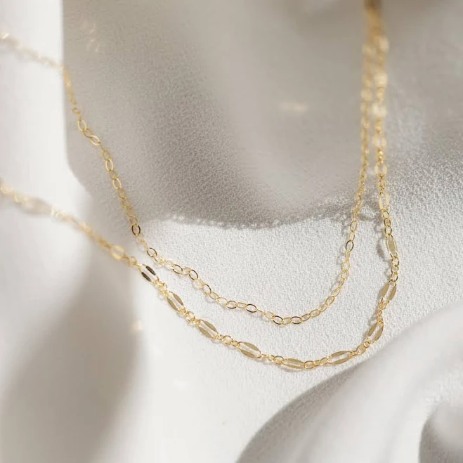 accessory Dainty Layering Lace Chain Necklace Etsy - ShopErinMichele $49.3