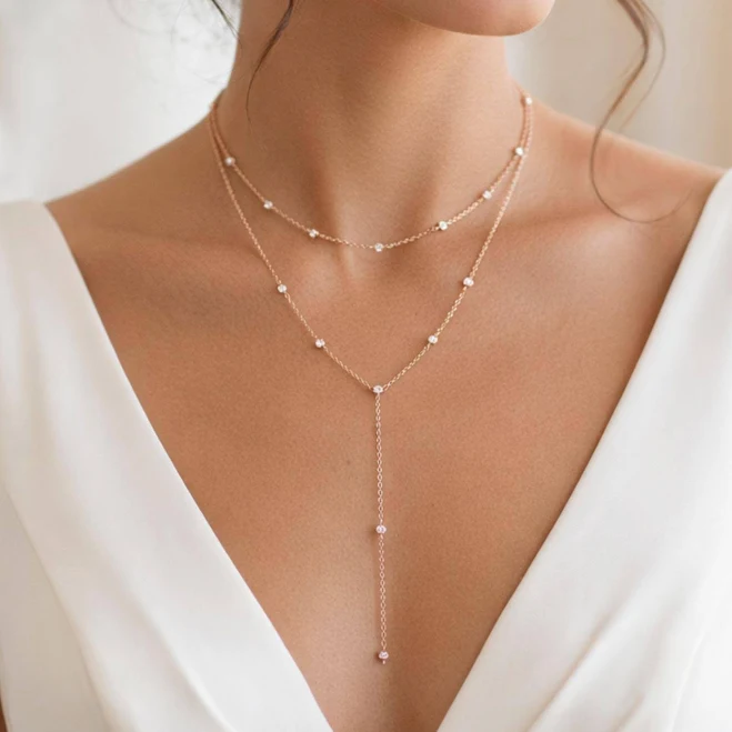 accessory Dainty Rose Gold Layering Choker Necklace Etsy - treasures570 $81