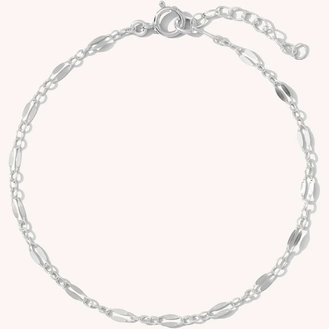 accessory Dainty Sterling Silver Chain Bracelet Simple & Dainty $45