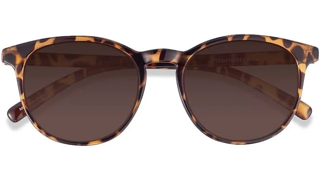 accessory Deja Vu Round Plastic Sunglasses with 1.6 Basic Tint Lenses eyebuydirect.com $33