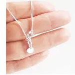 accessory Delicate silver chain, 925 sterling silver chain ( Real silver ), cute mini charm ( Pendant ). stamped 925 Etsy $36.5